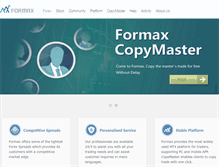 Tablet Screenshot of formaxmarkets.com